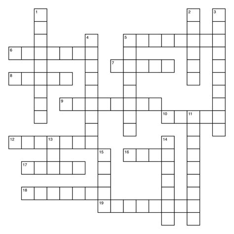 blank facto crossword